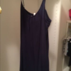 Lilly Pulitzer navy slip dress -XL EUC